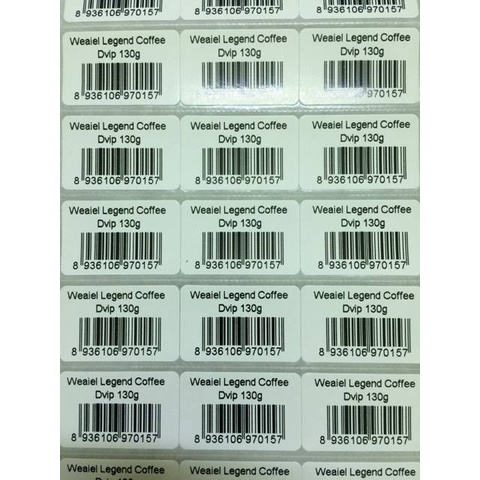 Mực in mã vạch Wax, Ribbon Mực Wax/Rerin 110mmx300m