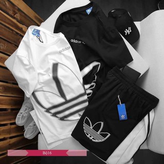 Bộ Thể Thao Nam Hè 2021, Bộ Quần Áo Thun Nam Das 3 Lá Chất Thun Cotton Co Dãn Siêu Mát - BN265 - Shopmens