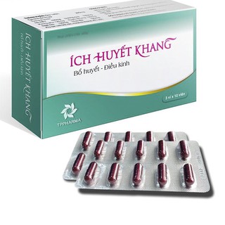 Ích huyết khang Viên Uống Giảm Rối Loạn Kinh Nguyệt Không Đều, Đau Bụng Bổ Huyết Điều Kinh