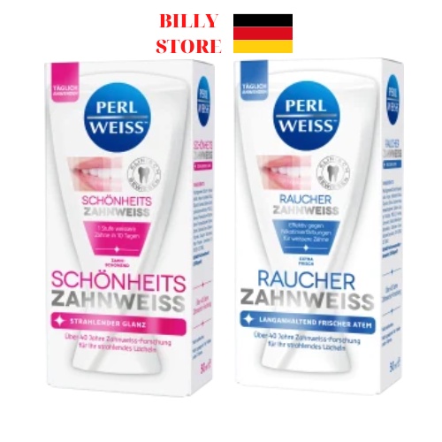 Kem đánh răng siêu trắng PERL WEISS 50ml (hàng nội địa đức)