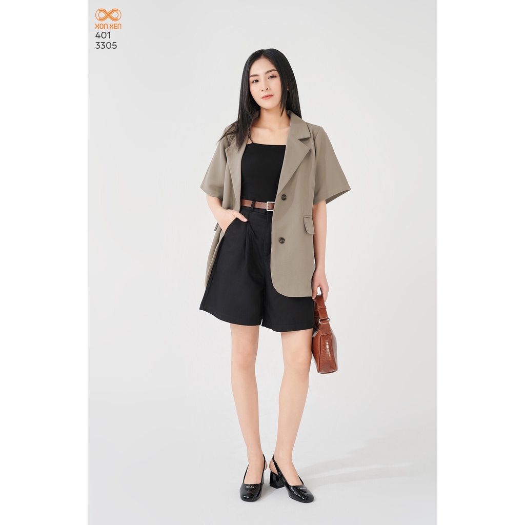 Áo Khoác Vest XONXEN SHOP Ngắn Tay Thời Trang Freesize Mã 401