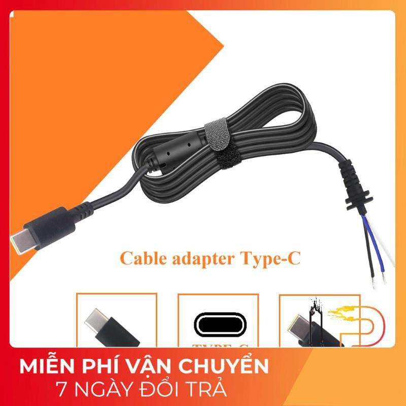 [BH 6 THÁNG] Cáp nguồn cho các Adapter sạc laptop cổng Type-C