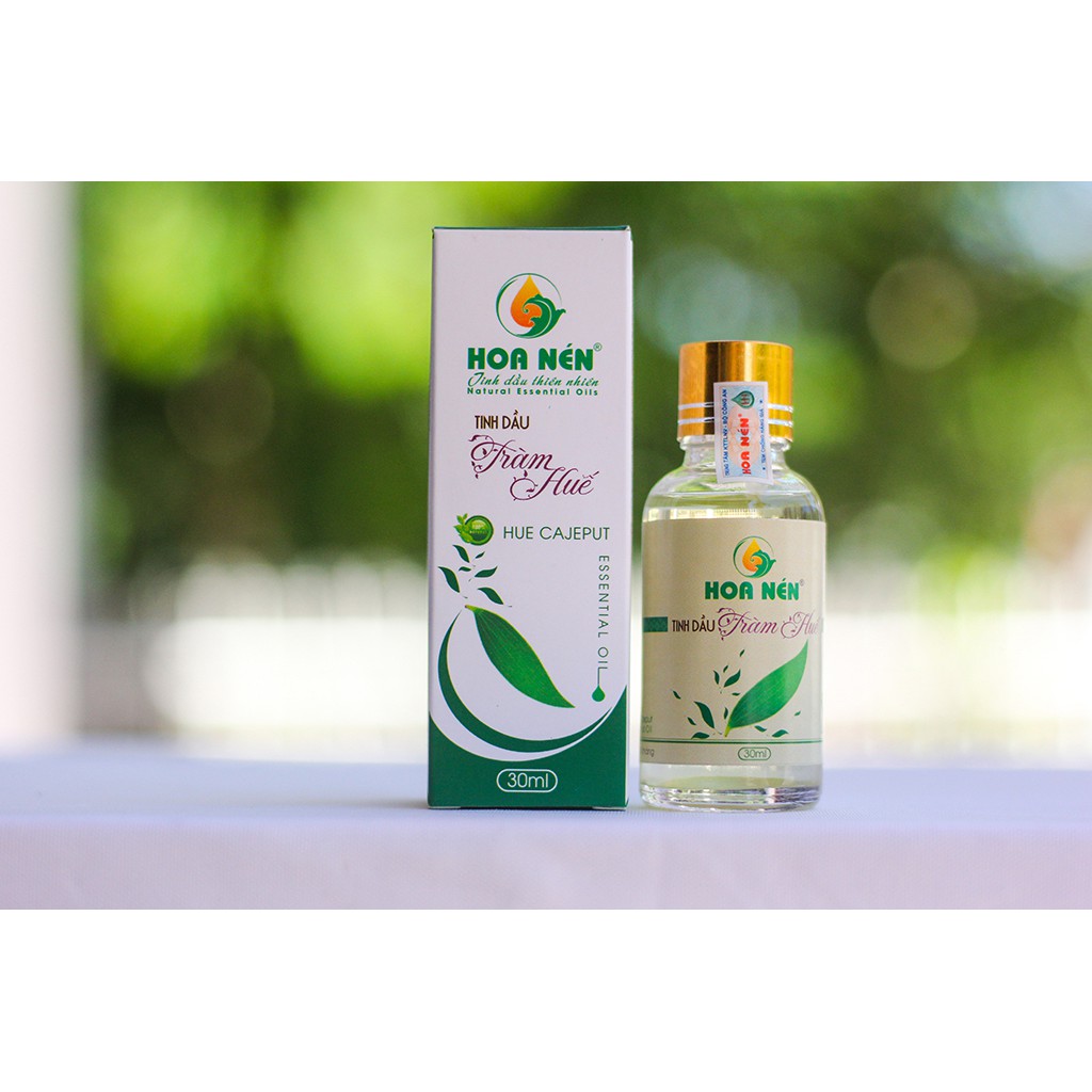 Tinh dầu tràm Huế nguyên chất Hoa Nén - Chuẩn VietGAP - Chăm sóc sức khỏe mẹ và bé 30ml