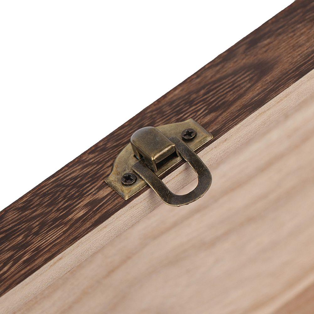 Hộp Đựng Đồ Bằng Gỗ Phong Cách Retro Nhỏ Gọn Tiện Dụng