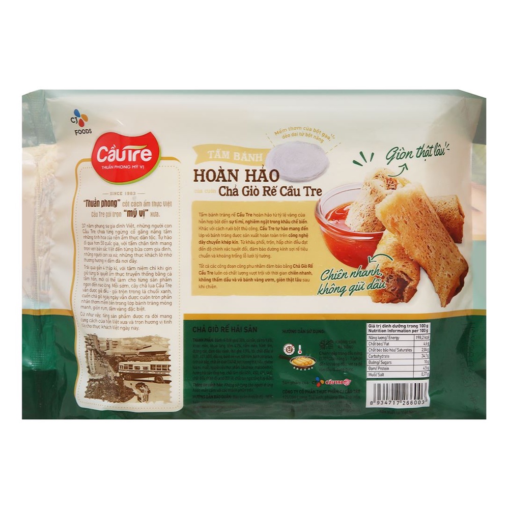 [HCM] Chả giò Rế Cầu Tre - Chả giò Hải sản 500g