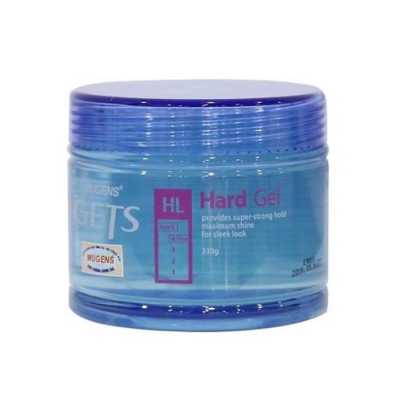 Gel Vuốt Tóc Siêu Cứng Mugens 330ml