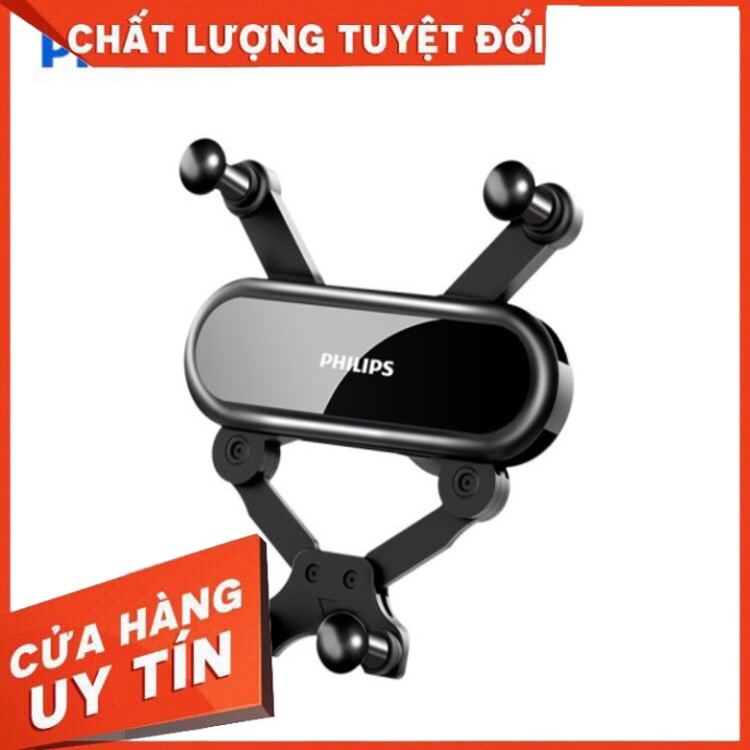 Giá đỡ điện thoại cài hốc gió trên ô tô cao cấp Philips DLK3416N - bảo hành 12 tháng