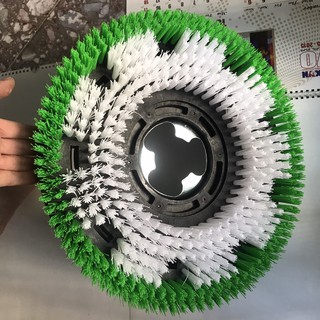 Bàn chải Cứng Máy chà sàn công nghiệp 17inch, miếng pad chà sàn vệ sinh, đánh bóng
