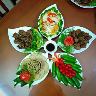 Bộ đĩa hình hoa, lá cánh tiên