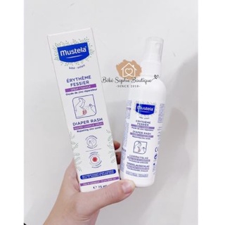 Xịt hăm tã Spray Change Mustela tiện lợi - Nội địa Pháp chính hãng
