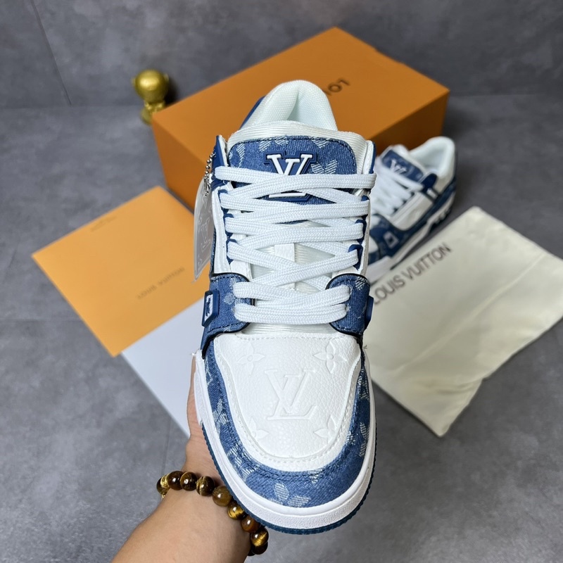 GIÀY LV XANH TRẮNG LAI AU CAO CẤP 1:1