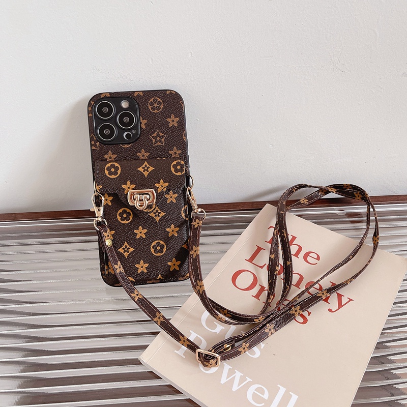 Ốp Điện Thoại Ví Có Ngăn Đựng Thẻ Và Dây Đeo Chéo Cho Samsung A52 A32 A22 S22 5G Plus Ultra S20 S21 S30 A73 A33 A13 A53 A51 A71 Note20