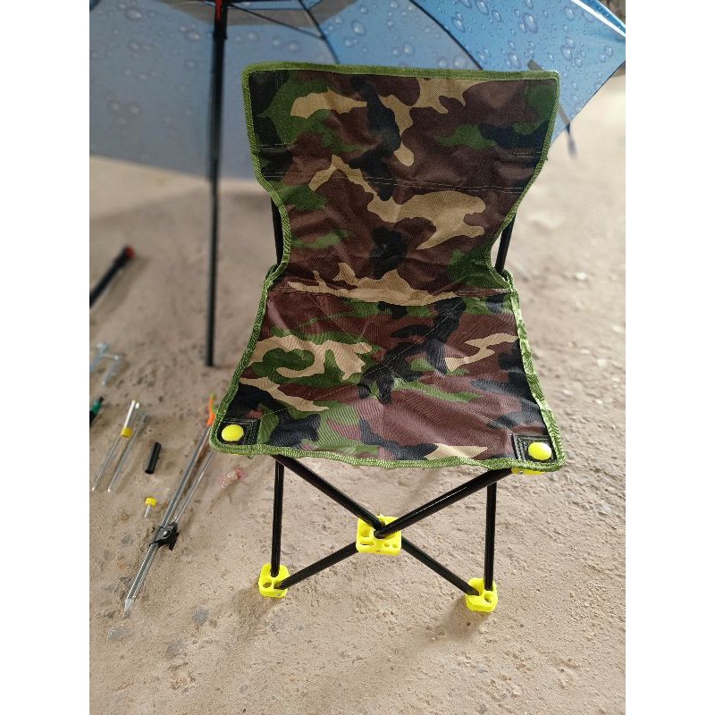 Bộ ô dù câu cá+ ghế+ chống cần câu đơn câu đài 4 mùa