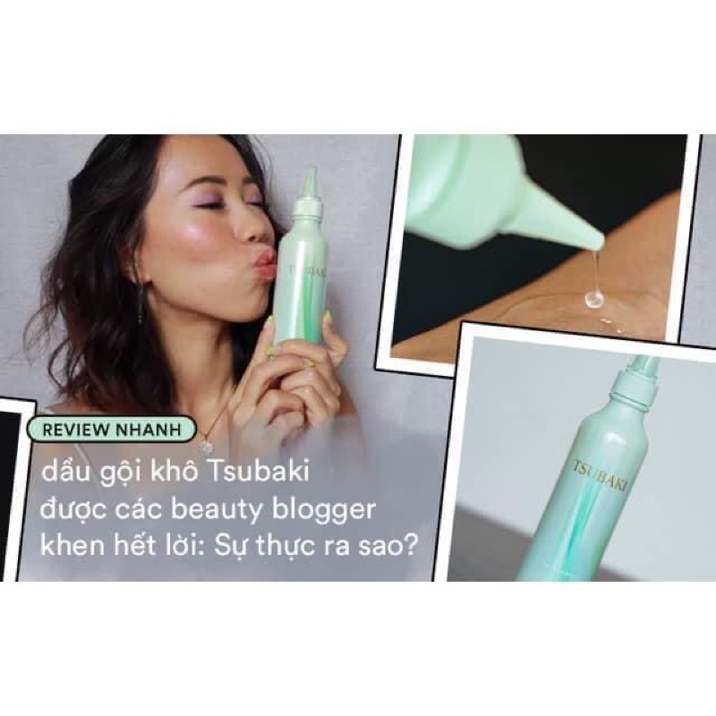 Dầu Gội Khô Tsubaki Làm Sạch Tóc Dạng Gel 🧖🏻‍♀️