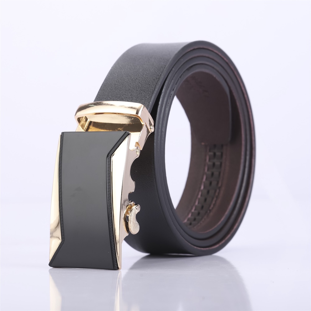 Thắt Lưng Nam Da Bò DETU L3130 Khóa Tự Động Cao Cấp