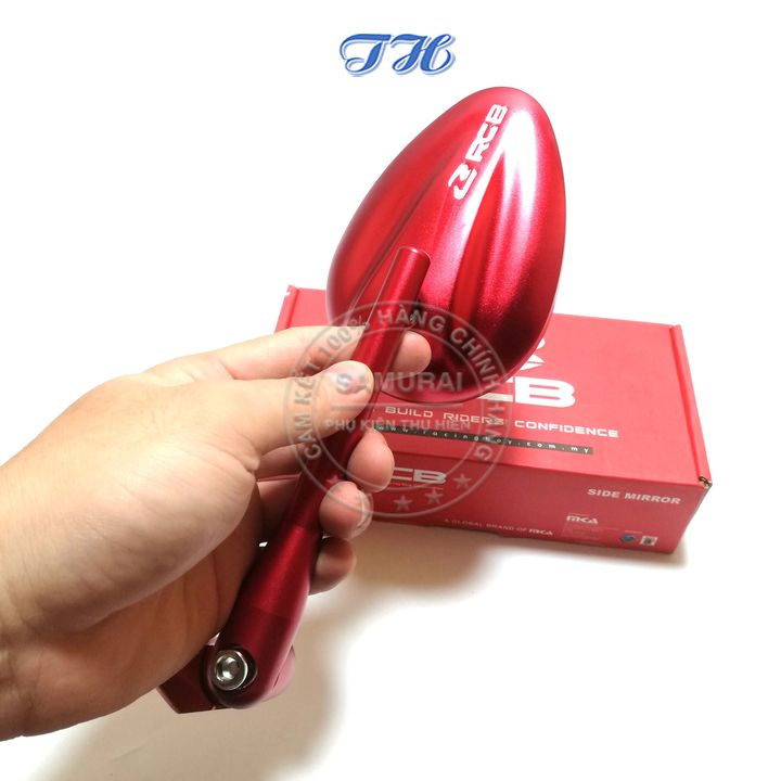 Kính xe máy thời trang RCB Trái Soài S5 , Gương chiếu hậu xe máy Chính hãng Racing Boy gắn trái phải đều được