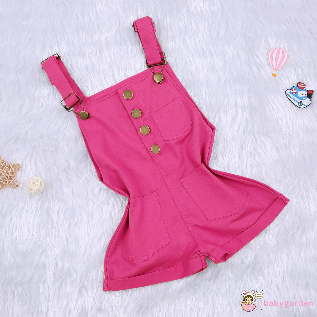 Áo Liền Quần Hai Dây Cho Bé Gái Từ 1-6 Tuổi