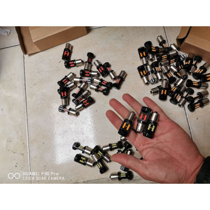 BÓNG ĐỜ MI LED CHÂN NGẠNH 12-24V