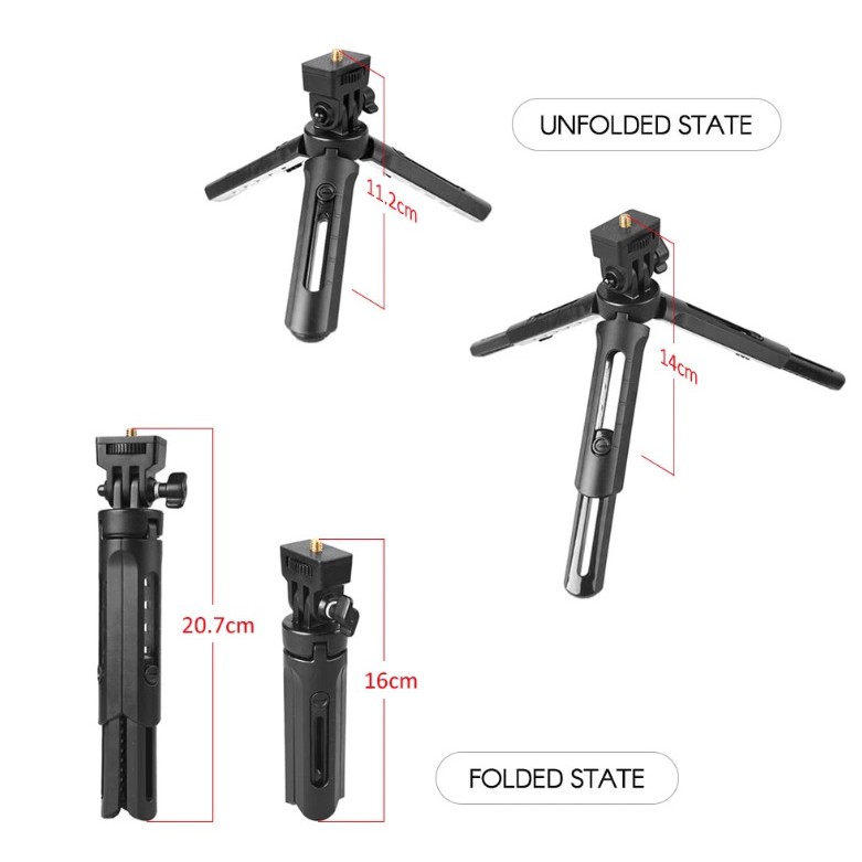 Giá đỡ 3 chân Tripod HCR01 cho điện thoại và máy ảnh