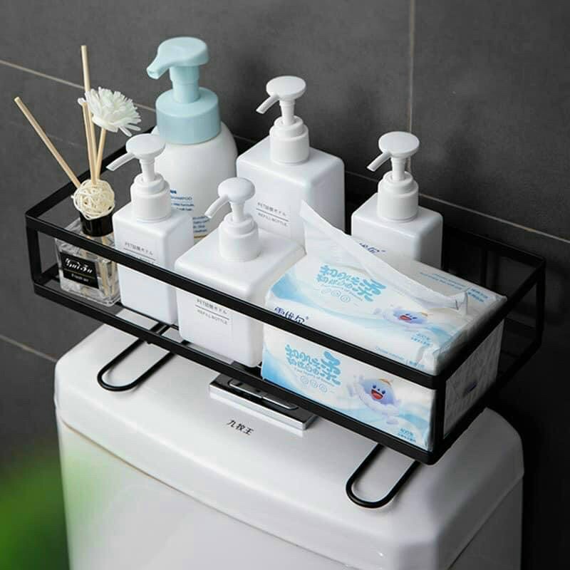 Kệ sắt để sau bồn toilet ,để đồ nhà tắm mẫu mới