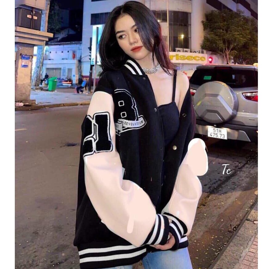 Áo Bomber 21 Unisex ⚡ Casper.Store | FREESHIP | ⚡ Áo khoác dài tay form rộng dáng suông thiết kế trẻ trung, basic | BigBuy360 - bigbuy360.vn