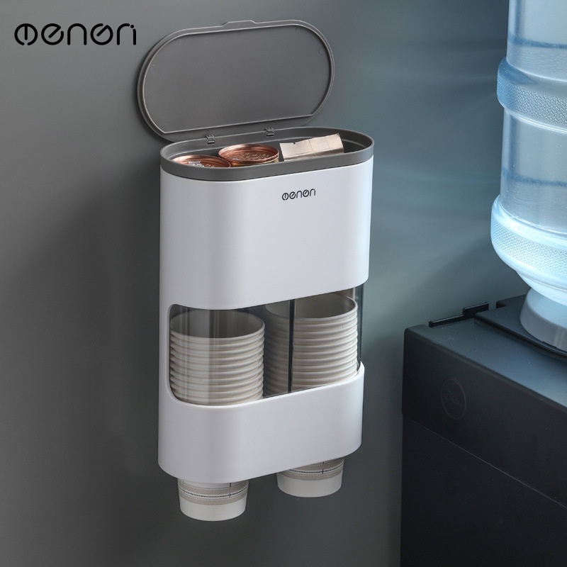 Giá Đỡ Cốc Giấy Dùng Một Lần Gắn Tường Tiện Dụng