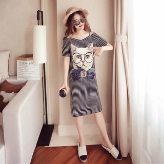 Đầm suông bầu