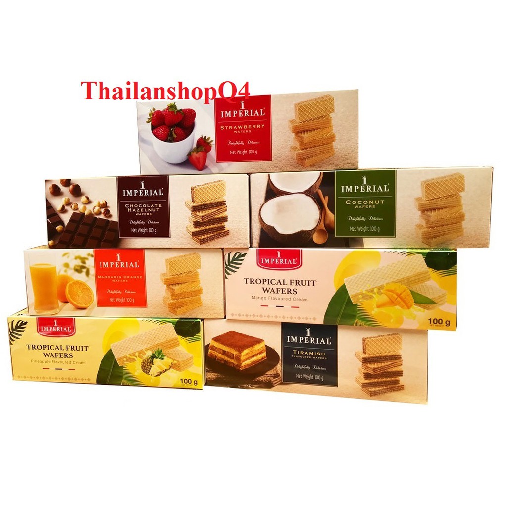Bánh xốp Imperial Thái Lan 100g/ hộp HSD 6/2023