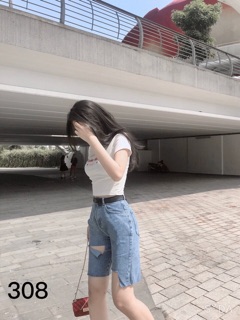 Short Jean Ngố Rách PT 🔥