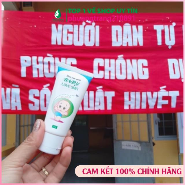 Kem xua muỗi Baby Love Skin Ngân Bình dưỡng da, bảo vệ da, ngăn ngừa các loại côn trùng gây hại