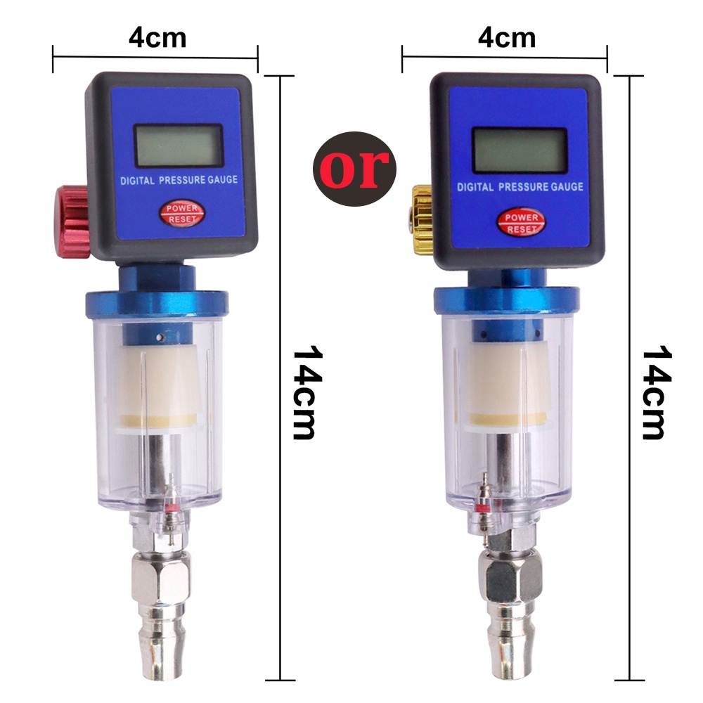 Bộ Điều Chỉnh Áp Suất Màn Hình + 1/4" Tách Nước Dầu