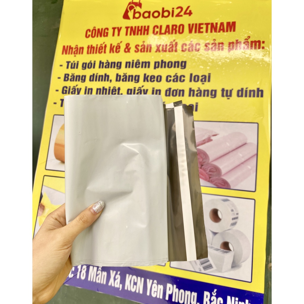 Baobi24[1Kg–Siêu Dày-Đủ size] Túi gói hàng niêm phong tự dính siêu nhanh