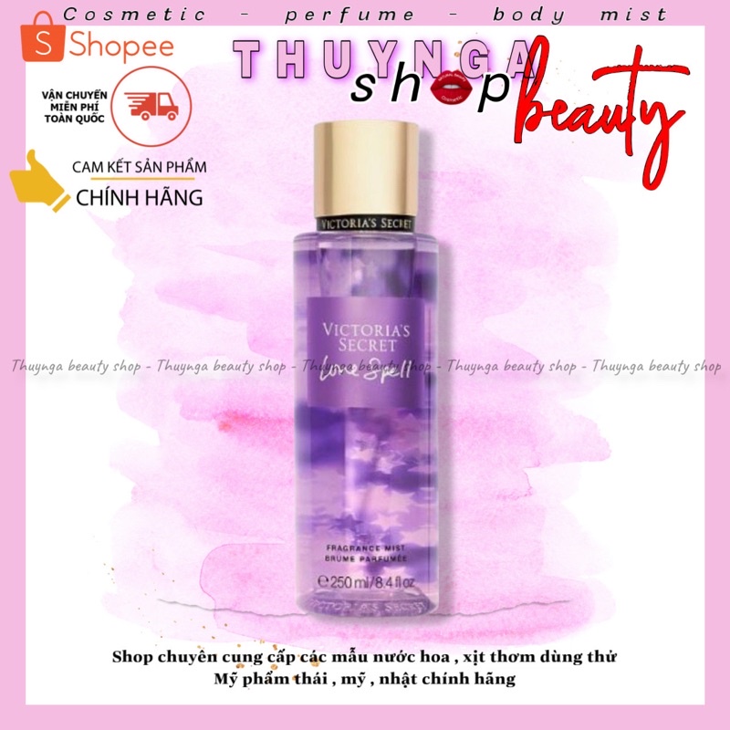 Xịt thơm toàn thân hương nước hoa Love Spell #тнυynga.вeaυтyѕнop