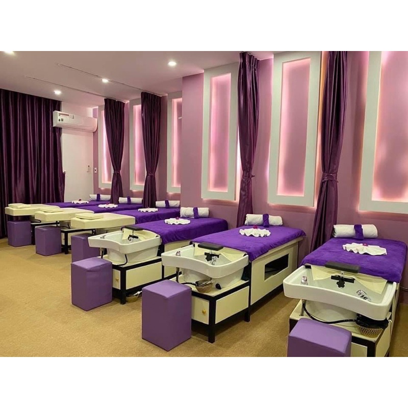 Giường Gội Đầu Bồn Sứ Tai Thỏ
