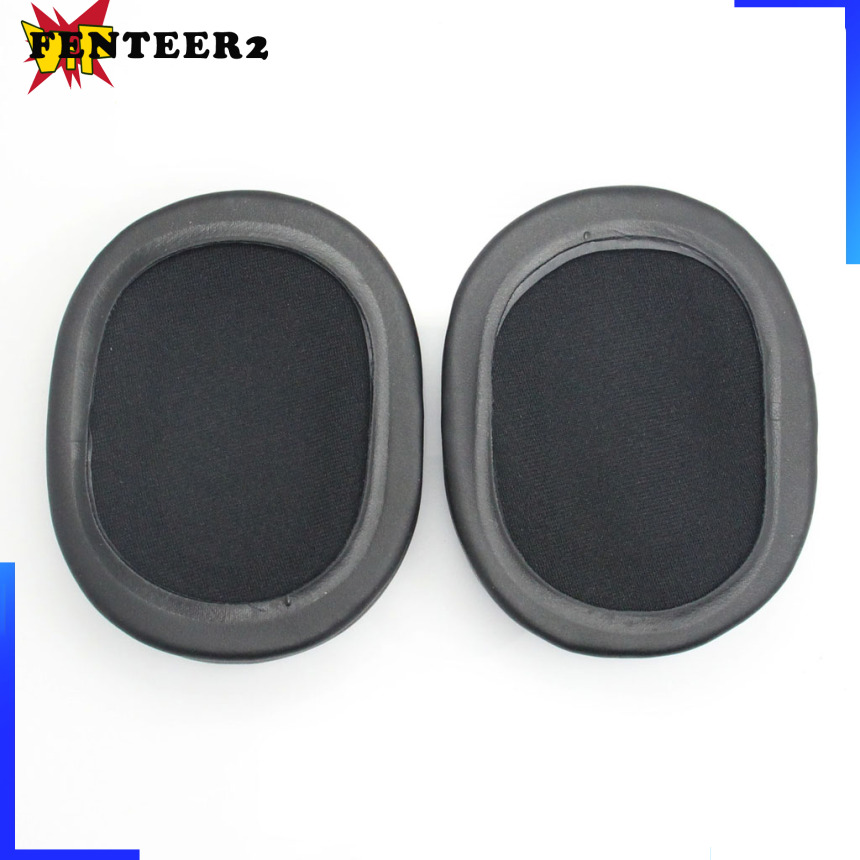 [Fenteer2  3c ]1 Pair Headphones Ear Pad Cushion for   MSR7 M50X M20 M40 Black