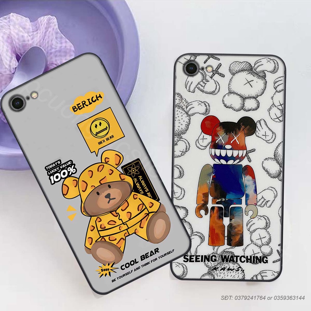 ốp lưng điện thoại Iphone 6 / 6S / 6 Plus / 6S Plus in hình gấu dễ thương cute chất lượng giá rẻ