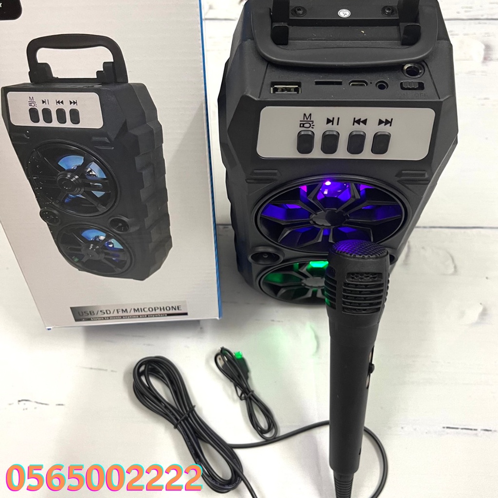 Loa Bluetooth Karaoke Kimiso S1/S2/BKK B98/QS 3607/QS 4605/CL 97/SKD 106 - Loa Không Dây Tặng Kèm Mic Hát Có Dây