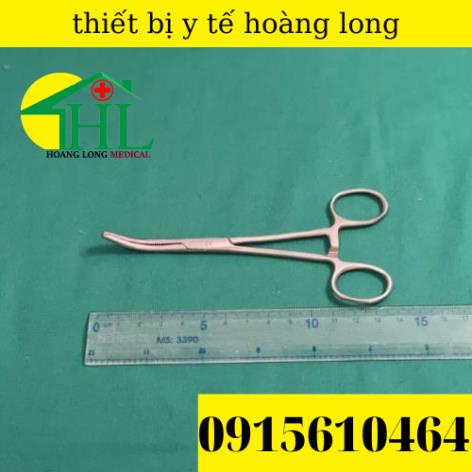 Panh Y Tế, Panh Gắp Phẫu Thuật, Pen Kẹp Y Tế, Panh Cong Có Mấu 14cm - Hàng Pakistan