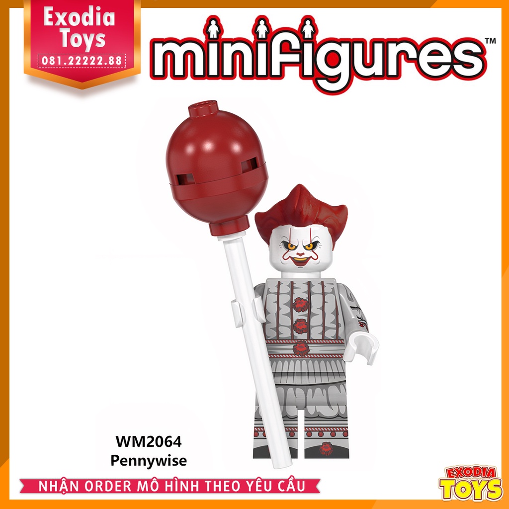 Xếp hình Minifigure Nhân vật trong các phim kinh dị - Đồ Chơi Lắp Ghép Sáng Tạo - WM6102