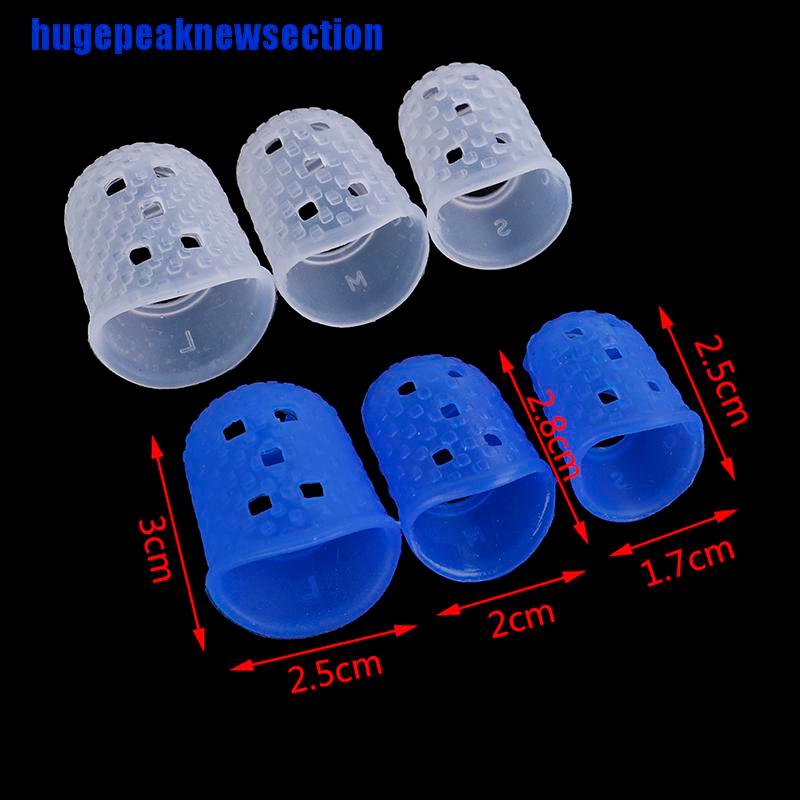 Set 4 Miếng Đệm Silicone Bảo Vệ Ngón Tay Khi Chơi Đàn Guitar / Ukulele