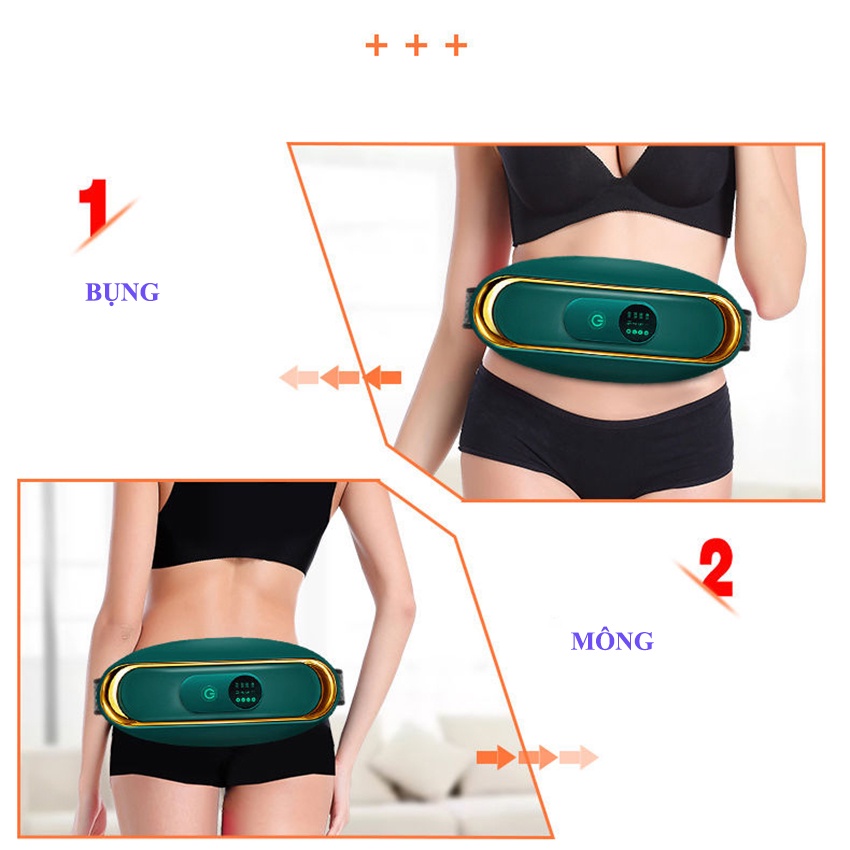 Đai masage rung nóng giảm mỡ bụng, Giảm mỡ toàn thân