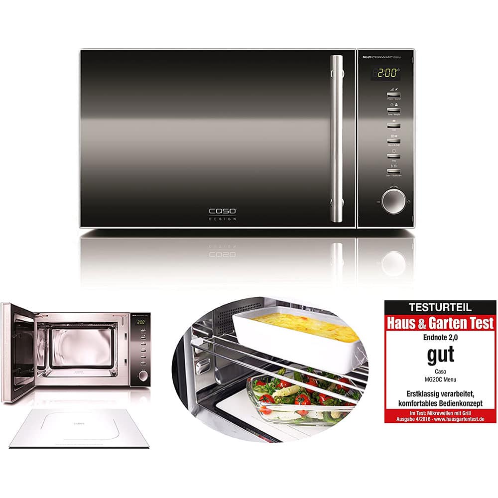Lò vi sóng kiêm lò nướng Caso MG20 Electronic 20L