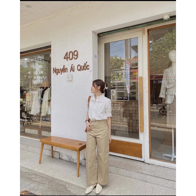 Quần kaki chất mềm mịn k nhăn