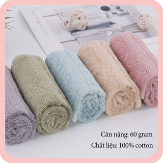 Khăn mặt cotton cao cấp,khăn lau mặt hàn quốc sang trọng kích thước 30x50-Nam Đô-21600