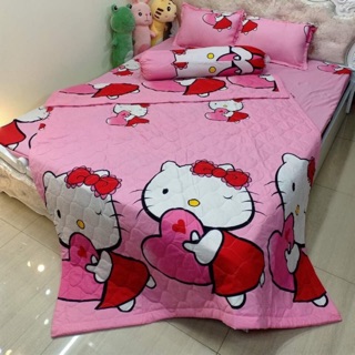 Bộ 5 món hè cotton poly mẫu Hello Kitty