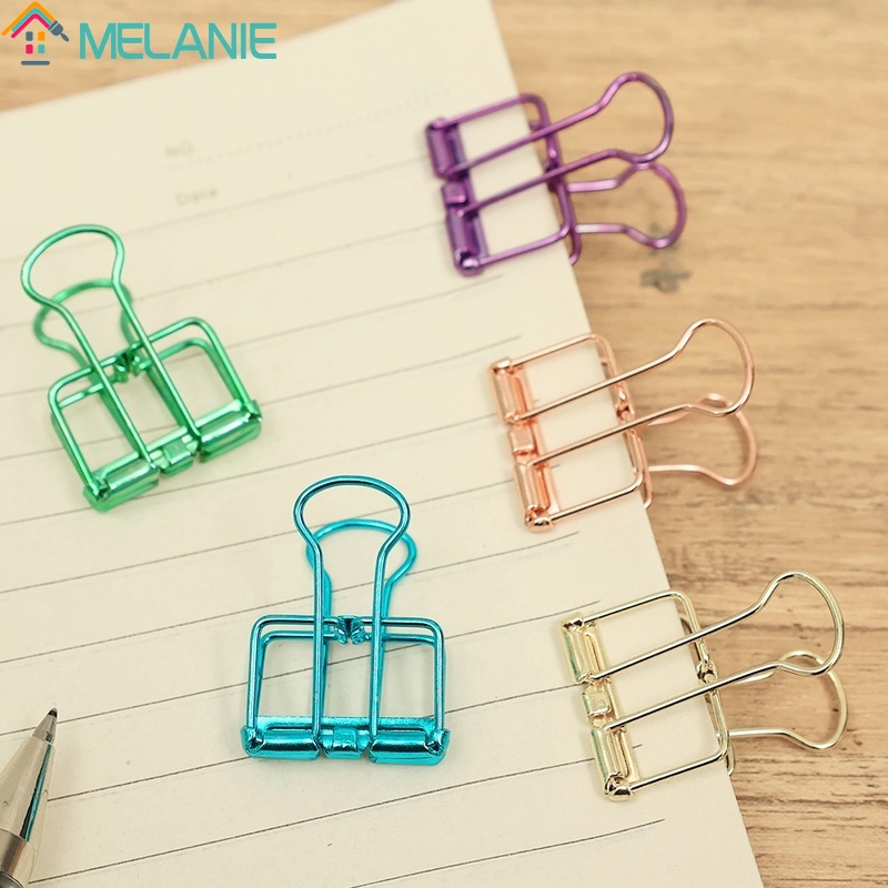 1 Cái Kẹp Cố Định Tấm Card Bằng Kim Loại Mini Nhiều Màu Sắc Di Động Tiện Dụng