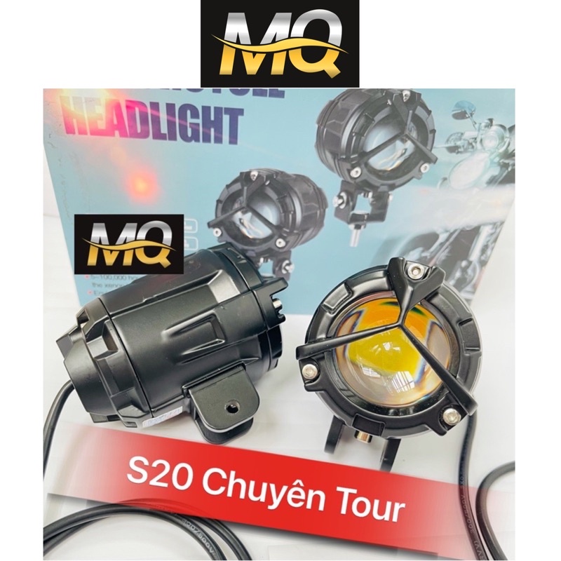 Đèn Trợ Sáng Bi Cầu Chuyên Tour 2 Mầu Cos Vàng Pha Trắng S20