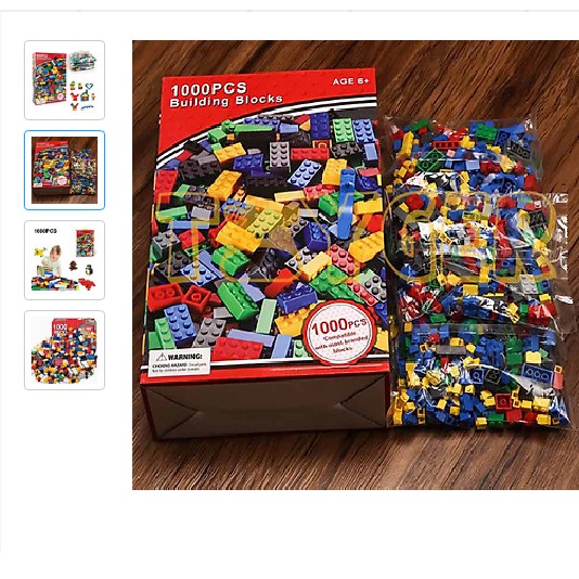Bộ LEGO LẮP RÁP XẾP HÌNH 1000 chi tiết sáng tạo cho trẻ thông minh