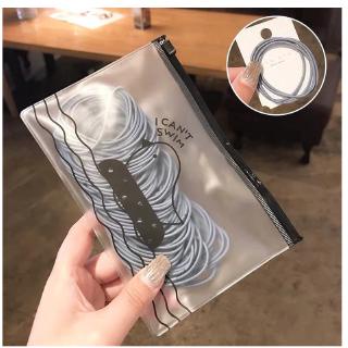 Dây buộc tóc nylon cao su nhiều màu không điều chỉnh phong cách Hàn Quốc dễ thương dành cho nữ