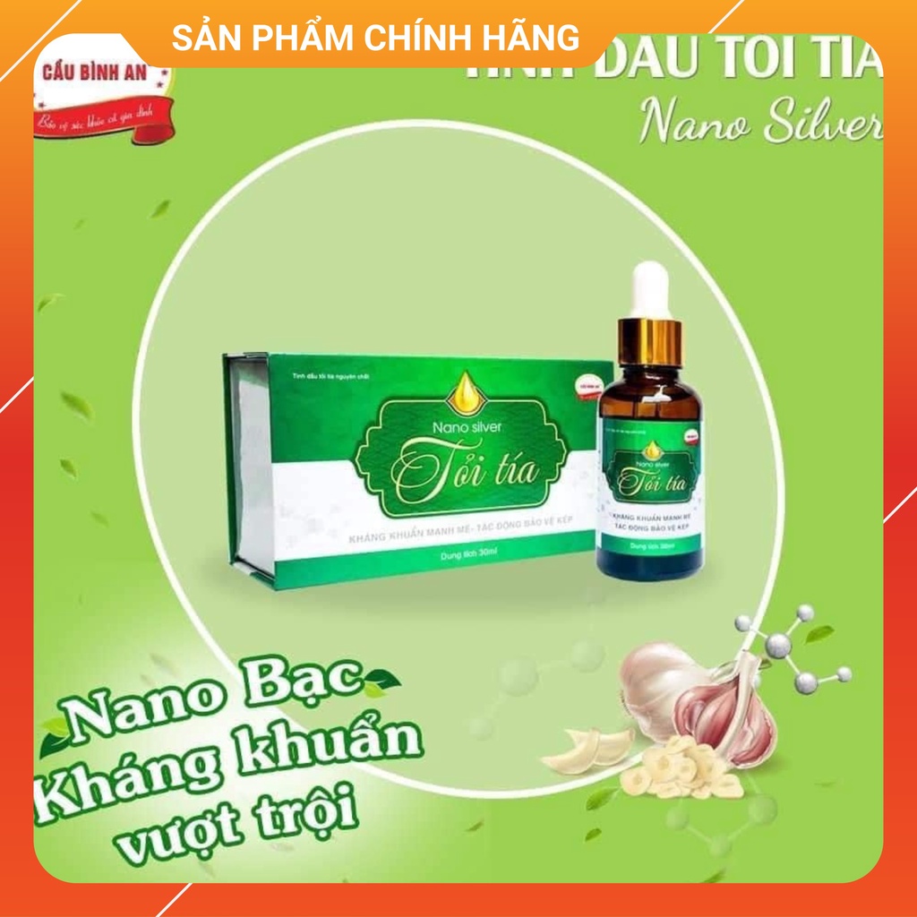 TINH DẦU TỎI TÍA NANO BẠC CẦU BÌNH AN 30ml